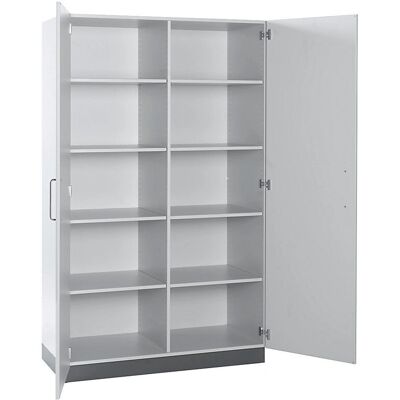 Kaiserkraft Laborschrank - Höhe 2000mm, Breite 1200mm, Hellgrau - Laborschrank Kaiserkraft Laborschrank - Höhe 2000mm, Breite 1200mm, Hellgrau - Laborschrank