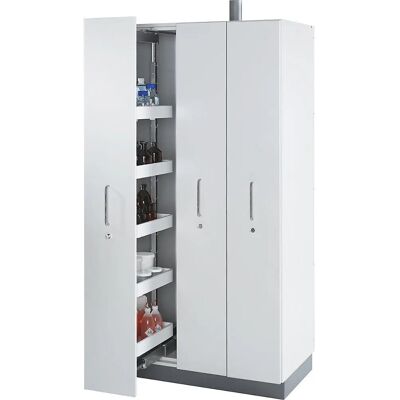 Armario de Laboratorio Kaiserkraft - Puertas correderas, Salida de aire, 2 Cajones, 6 Estantes Armario de Laboratorio Kaiserkraft - Puertas correderas, Salida de aire, 2 Cajones, 6 Estantes