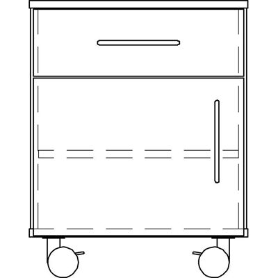 Armario Bajo de Laboratorio Kaiserkraft - 536 mm Ancho, Gris Claro Armario Bajo de Laboratorio Kaiserkraft - 536 mm Ancho, Gris Claro