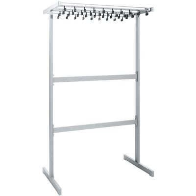 Stender doppio Eurokraft pro - 38 grucce, acciaio, grigio Stender doppio Eurokraft pro - 38 grucce, acciaio, grigio