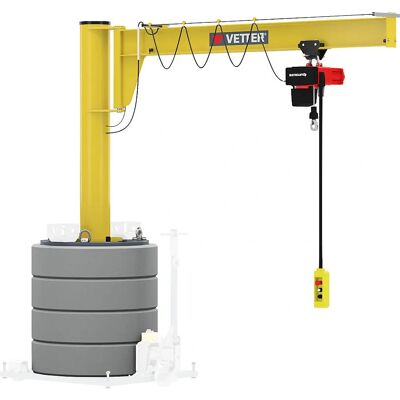Vetter Pórtico Móvel de Coluna - Rotação de 270° - Capacidade 250kg Vetter Pórtico Móvel de Coluna - Rotação de 270° - Capacidade 250kg