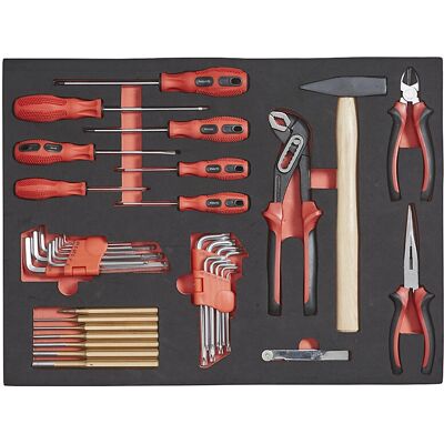 kaiserkraft Werkzeug-Organizer-Panel - 490x340mm, 37 Stück kaiserkraft Werkzeug-Organizer-Panel - 490x340mm, 37 Stück