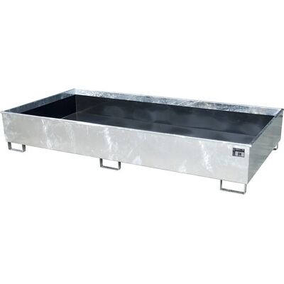 Eurokraft Pro Recipiente de aço galvanizado com inserção de PE - 1000L Eurokraft Pro Recipiente de aço galvanizado com inserção de PE - 1000L