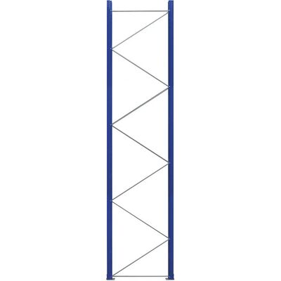 Eurokraft Pro Marco soporte para estanterías para palets - altura 4620mm, profundidad 1100mm, azul RAL 5010 Eurokraft Pro Marco soporte para estanterías para palets - altura 4620mm, profundidad 1100mm, azul RAL 5010