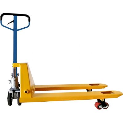 Kaiserkraft Palettenwagen - 800mm Gabel - Gelb RAL 1028 - Palettenhandling Kaiserkraft Palettenwagen - 800mm Gabel - Gelb RAL 1028 - Palettenhandling