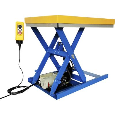 Eurokraft Basic Hubplattform - 500kg, 900x600mm, Gelb Eurokraft Basic Hubplattform - 500kg, 900x600mm, Gelb