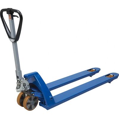 Eurokraft pro Carretilla elevadora para palés - Largo, Azul RAL 5005 - Pallet Truck Eurokraft pro Carretilla elevadora para palés - Largo, Azul RAL 5005 - Pallet Truck