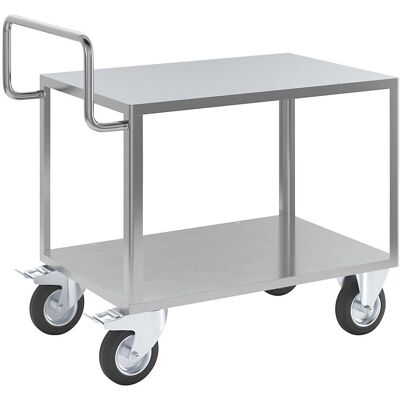 eurokraft pro - Cărucior de montaj ESD - 1050 x 700 mm - zincat - ESD eurokraft pro - Cărucior de montaj ESD - 1050 x 700 mm - zincat - ESD