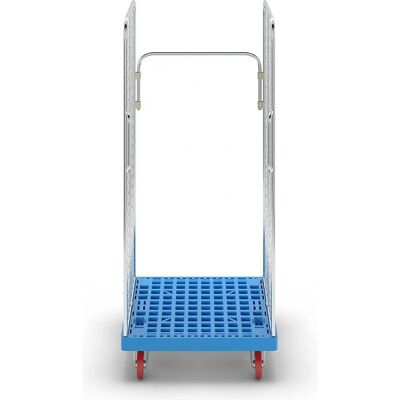 Kaiserkraft Rollcontainer - Blau, 2 Seiten Gitter, 500kg Max Kaiserkraft Rollcontainer - Blau, 2 Seiten Gitter, 500kg Max