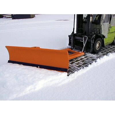 Eurokraft Pro Schneeschieber - 1500mm, Klappbare Kufen, Orange - Schneeräumgerät Eurokraft Pro Schneeschieber - 1500mm, Klappbare Kufen, Orange - Schneeräumgerät