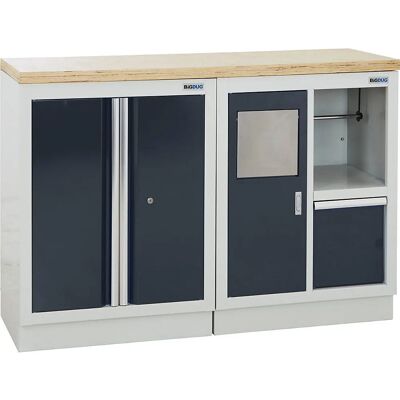 Kaiserkraft Werkbank - Grau, Blau, Anthrazit - Werkbänke und Schränke Kaiserkraft Werkbank - Grau, Blau, Anthrazit - Werkbänke und Schränke
