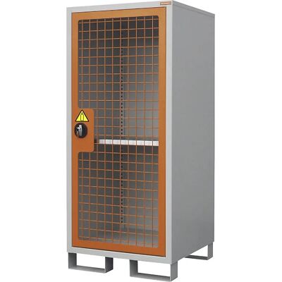 Armadio eurokraft basic per bombole di gas - Grigio chiaro, blu, arancione - Stoccaggio di gas Armadio eurokraft basic per bombole di gas - Grigio chiaro, blu, arancione - Stoccaggio di gas