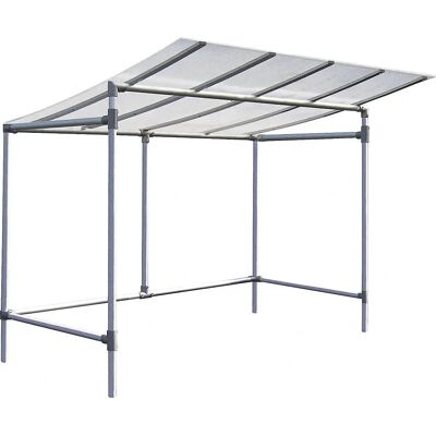 PROCITY ECO Fahrradunterstand - Basismodell, Aluminium, Silber - Fahrradschutz PROCITY ECO Fahrradunterstand - Basismodell, Aluminium, Silber - Fahrradschutz