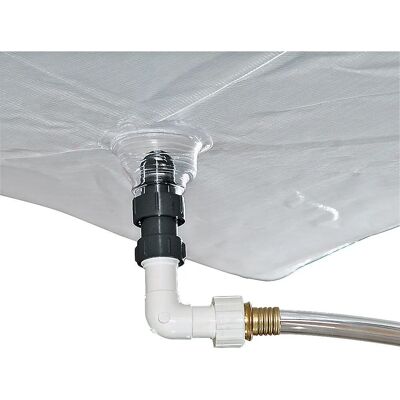 KaiserKraft PVC Winkelanschluss - 25x50mm Schlauchverbinder KaiserKraft PVC Winkelanschluss - 25x50mm Schlauchverbinder