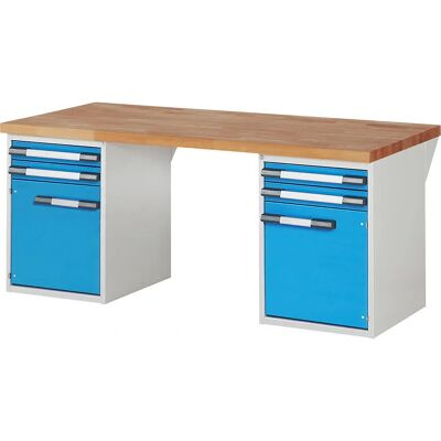 Eurokraft pro Serie 7000 - Banco de trabajo modular 2000x900mm Eurokraft pro Serie 7000 - Banco de trabajo modular 2000x900mm