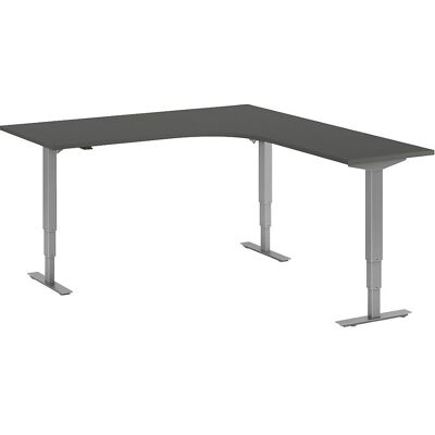 Kaiserkraft Atlanta Höhenverstellbarer Schreibtisch - L-Form Kaiserkraft Atlanta Höhenverstellbarer Schreibtisch - L-Form