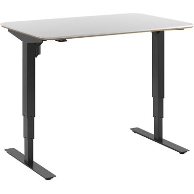 KaiserKraft Elektrisch Höhenverstellbarer Schreibtisch - Modern, Weiß/Schwarz 1200x800mm KaiserKraft Elektrisch Höhenverstellbarer Schreibtisch - Modern, Weiß/Schwarz 1200x800mm