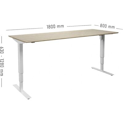 Kaiserkraft Atlanta Trend Schreibtisch - Elektrisch höhenverstellbar Kaiserkraft Atlanta Trend Schreibtisch - Elektrisch höhenverstellbar