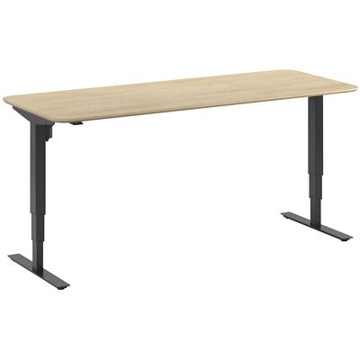 Escritorio Ajustable Kaiserkraft - Eléctrico, Rectangular, Esquinas Redondeadas Escritorio Ajustable Kaiserkraft - Eléctrico, Rectangular, Esquinas Redondeadas