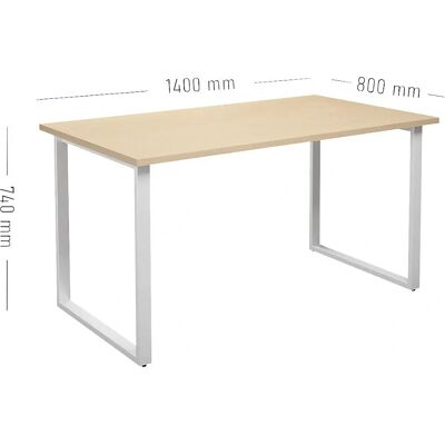 KaiserKraft DUO-O Vielzwecktisch - Weiß - Rechteckige Laminattischplatte KaiserKraft DUO-O Vielzwecktisch - Weiß - Rechteckige Laminattischplatte