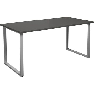 Kaiserkraft DUO-O Multifunktionstisch - Rechteckig, 1600x800mm, Dunkelgrau/Silber Kaiserkraft DUO-O Multifunktionstisch - Rechteckig, 1600x800mm, Dunkelgrau/Silber