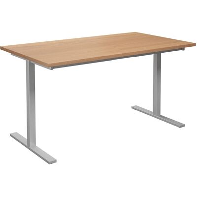 KaiserKraft Mehrzweck-Schreibtisch DUO-T - 1400x800mm, Silber KaiserKraft Mehrzweck-Schreibtisch DUO-T - 1400x800mm, Silber