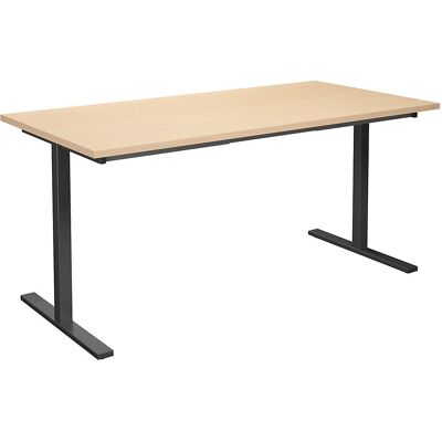KaiserKraft Tisch DUO-T - Rechteckiger Laminattisch - Schwarz KaiserKraft Tisch DUO-T - Rechteckiger Laminattisch - Schwarz