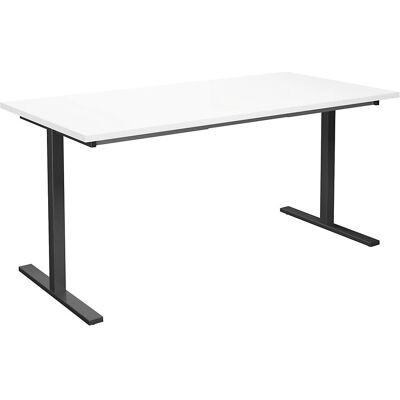 Mesa multifuncional Kaiserkraft DUO-T - 1600x800mm Blanco/Negro Mesa multifuncional Kaiserkraft DUO-T - 1600x800mm Blanco/Negro