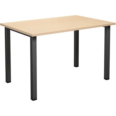 KaiserKraft DUO-U Multifunktionsschreibtisch - 1200x800mm - Schwarz KaiserKraft DUO-U Multifunktionsschreibtisch - 1200x800mm - Schwarz