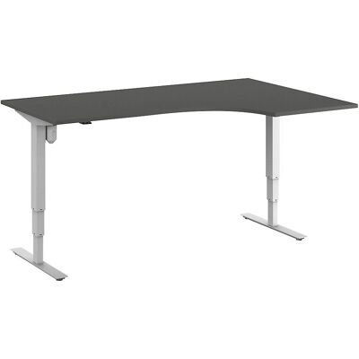 Kaiserkraft Atlanta Elektrisch Höhenverstellbarer Eckschreibtisch - 630-1280mm Kaiserkraft Atlanta Elektrisch Höhenverstellbarer Eckschreibtisch - 630-1280mm