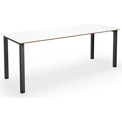 Kaiserkraft Schreibtisch DUO-U Trend - Rechteckig, Weiß, Schwarz Kaiserkraft Schreibtisch DUO-U Trend - Rechteckig, Weiß, Schwarz