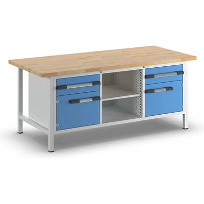 Eurokraft Pro Werkbank Serie 8000 - Robuster Industrietisch Eurokraft Pro Werkbank Serie 8000 - Robuster Industrietisch