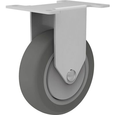 Kaiserkraft Aluminium-Plattformwagenrad - Fix 100mm - 150kg Max Kaiserkraft Aluminium-Plattformwagenrad - Fix 100mm - 150kg Max