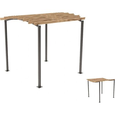 Procity Ocean Pergola - Elegantes Naturholz und Stahl-Design Procity Ocean Pergola - Elegantes Naturholz und Stahl-Design