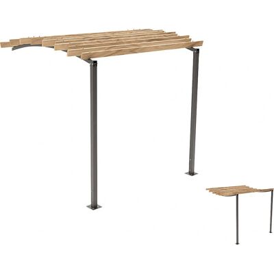 PROCITY OZEAN Pergola - Modulare Stahl- und Holzschatten PROCITY OZEAN Pergola - Modulare Stahl- und Holzschatten