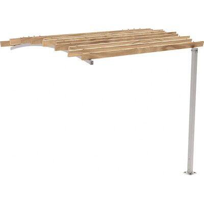 Procity Ozean Pergola, Grau, 2910x3020mm - Außenbeschattung Procity Ozean Pergola, Grau, 2910x3020mm - Außenbeschattung