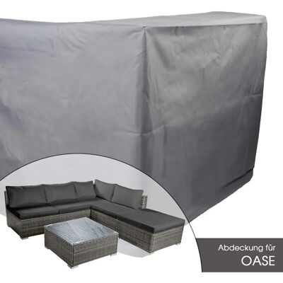 BRAST - Oase 303x153x70 cm - Dunkelgrau - Möbelabdeckung BRAST - Oase 303x153x70 cm - Dunkelgrau - Möbelabdeckung