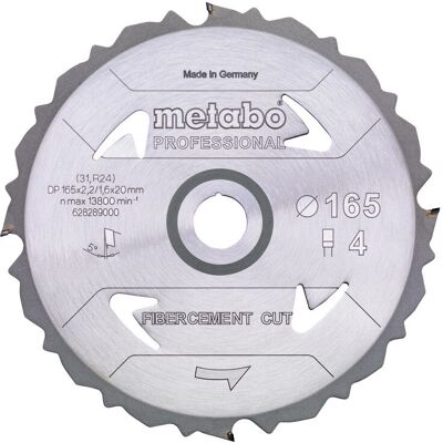 Metabo Cirkelsågblad - 160mm, 4 Tänder - Professionell Metabo Cirkelsågblad - 160mm, 4 Tänder - Professionell