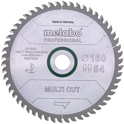 Metabo Multi Cut Professional Circular Saw Blade 165mm Metabo Multi Cut Professional Circular Saw Blade 165mm