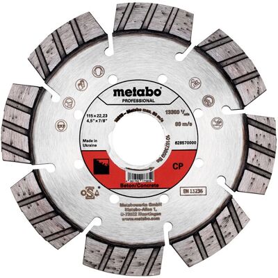 Metabo 628570000 Winkelschleifer-Zubehör Trennscheibe Metabo 628570000 Winkelschleifer-Zubehör Trennscheibe