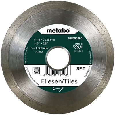 Metabo 628555000 Kreissägeblatt - Fliesen, Naturstein, 11,5cm Metabo 628555000 Kreissägeblatt - Fliesen, Naturstein, 11,5cm