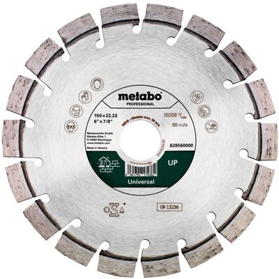 Metabo 628560000 Winkelschleifer-Zubehör - Diamant-Sägeblatt Metabo 628560000 Winkelschleifer-Zubehör - Diamant-Sägeblatt
