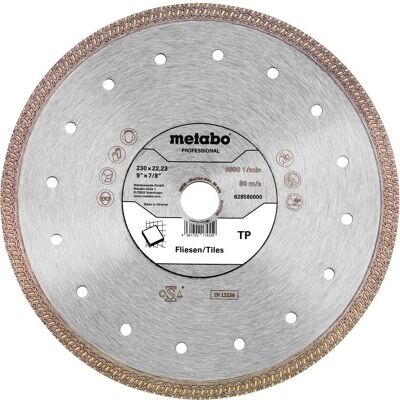 Metabo 628580000 Winkelschleifer-Zubehör - Diamant-Trennscheibe Metabo 628580000 Winkelschleifer-Zubehör - Diamant-Trennscheibe