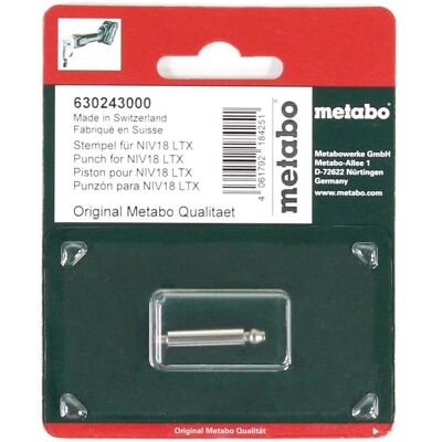 Set di punzoni e matrici Metabo per NIV18 LTX BL 1.6 - Strumento professionale per metalli Set di punzoni e matrici Metabo per NIV18 LTX BL 1.6 - Strumento professionale per metalli