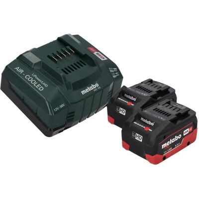 Set Batteria e Caricabatterie Metabo - Sistema CAS - 2x Batterie LiHD 18V 5,5Ah - Inclusi Caricatore ASC 145 Set Batteria e Caricabatterie Metabo - Sistema CAS - 2x Batterie LiHD 18V 5,5Ah - Inclusi Caricatore ASC 145