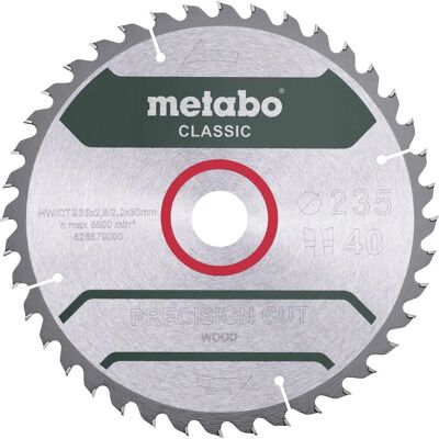 Metabo Kreissägeblatt - Präzisionsschnitt Holz - klassisch - Circulärsägeblatt Metabo Kreissägeblatt - Präzisionsschnitt Holz - klassisch - Circulärsägeblatt