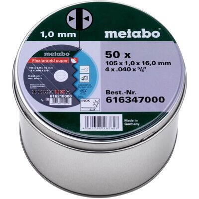 Metabo 616347000 Winkelschleifer-Zubehör - Trennscheibe Metabo 616347000 Winkelschleifer-Zubehör - Trennscheibe