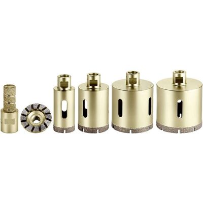 Metabo Diamantborrset "Dry" - 6 delar - M14 - Kakel, Granit, Porslin Metabo Diamantborrset "Dry" - 6 delar - M14 - Kakel, Granit, Porslin