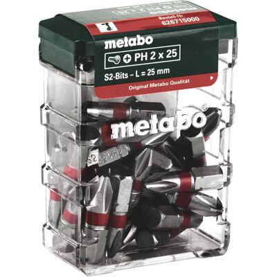 Metabo 25-teilig Schraubendreher-Bit-Set - Robust & Farblich Markiert Metabo 25-teilig Schraubendreher-Bit-Set - Robust & Farblich Markiert