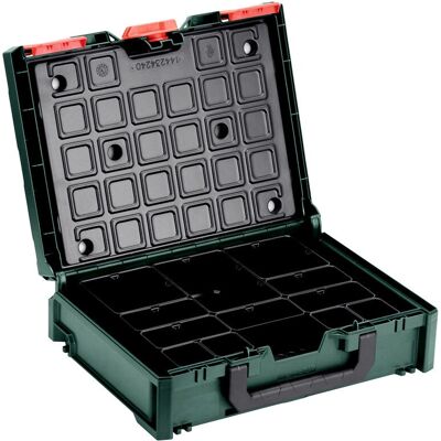 Metabo Werkzeugkoffer - Modell 626897000 - Robustes ABS, Grün, Schwarz Metabo Werkzeugkoffer - Modell 626897000 - Robustes ABS, Grün, Schwarz